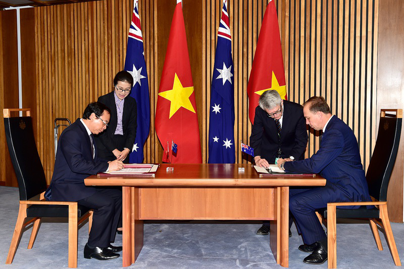 Chính phủ Australia tăng cường hợp tác với Việt Nam