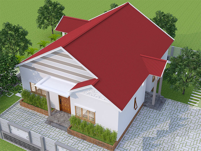 phong thủy mái nhà và cấu trúc nhà